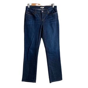 Eileen Fisher Dark Blue Straight Leg Jeans